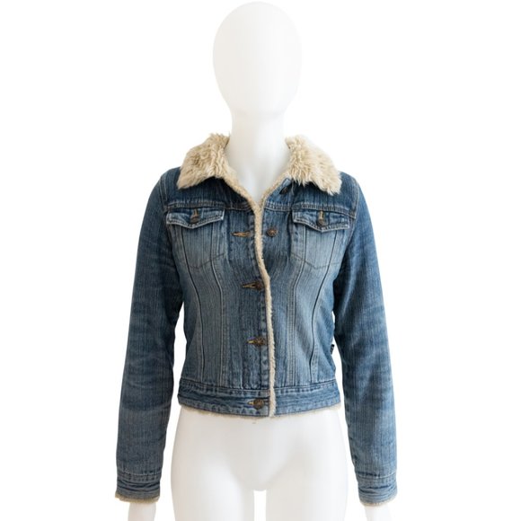 J Lo by Jennifer Lopez Cropped Denim Jacket S - Picture 2 of 4